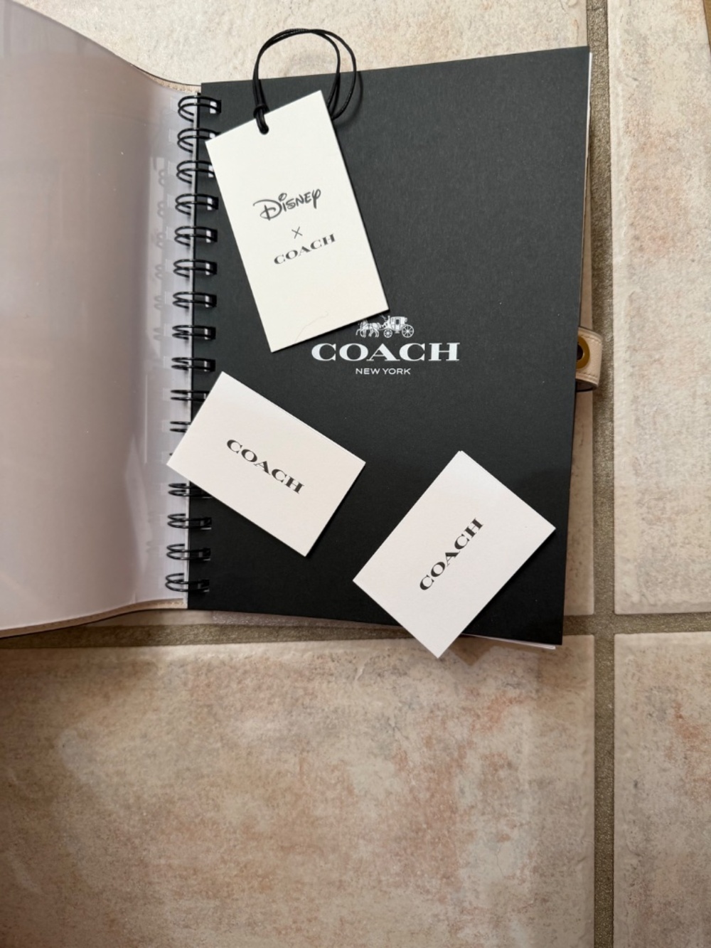 BRAND NEW COACH X DISNEY NOTEBOOK - Picture 8 of 9